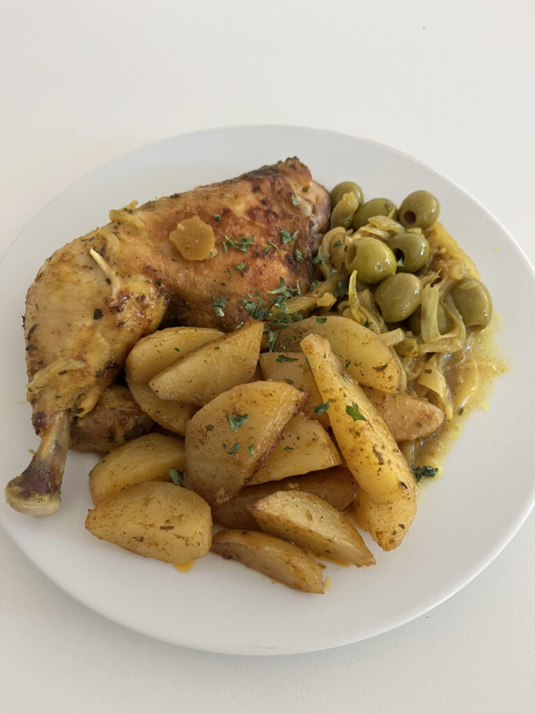 tajine poulet olive